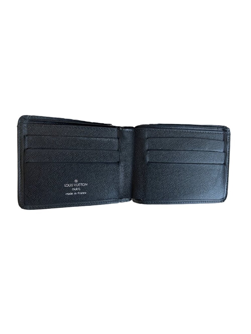 Louis Vuitton Black Leather Wallet